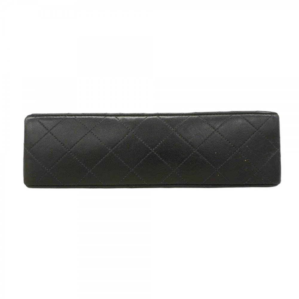 Chanel Matelasse Shoulder Bag with Double Flap and Chain, Lambskin, Black, Wo... - Picture 3 of 16
